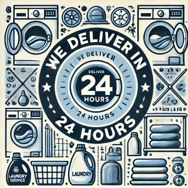 We Deliver in 24 Hours for our regular laundry service